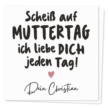 Muttertagsgeschenk Bieretiketten personalisiert Flaschenetikett Bier Muttertag Geschenk Mama Bierflaschen Etiketten 2 Stück | 9x9 cm