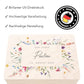 Erinnerungskiste Taufe Geschenk personalisiertes Taufgeschenk Mädchen Wildblumen Taufbox Holzkiste mit Deckel Holzbox 30x20x13 cm