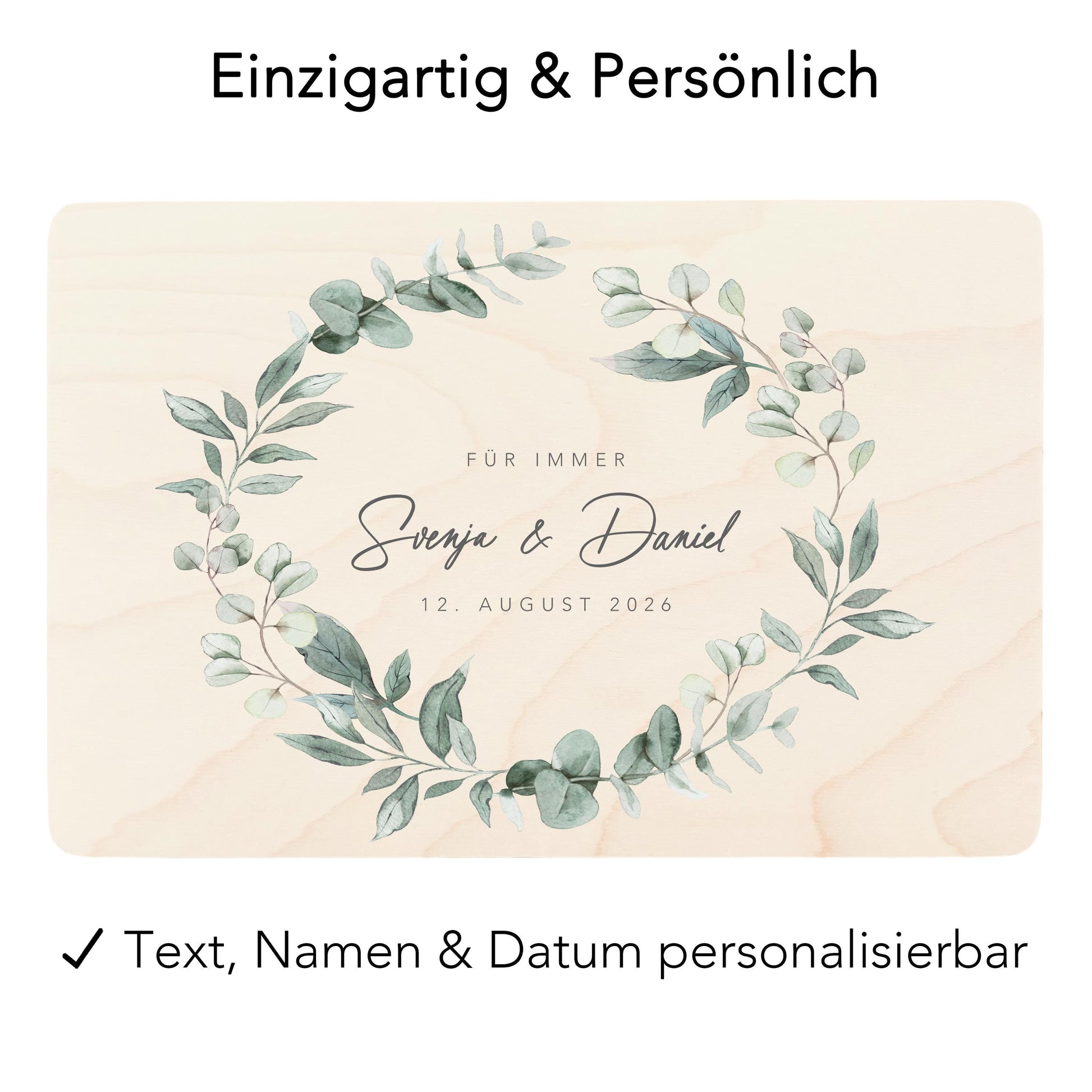 Erinnerungskiste Hochzeit personalisiertes Hochzeitsgeschenk für Brautpaar Holzkiste Erinnerungsbox Geschenkkiste Geschenkbox 30x20x13 cm