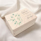 Erinnerungsbox Kommunion Erinnerungskiste Erstkommunion Mädchen Junge personalisierte Geschenk Holzkiste mit Deckel Holzbox 30x20x13 cm