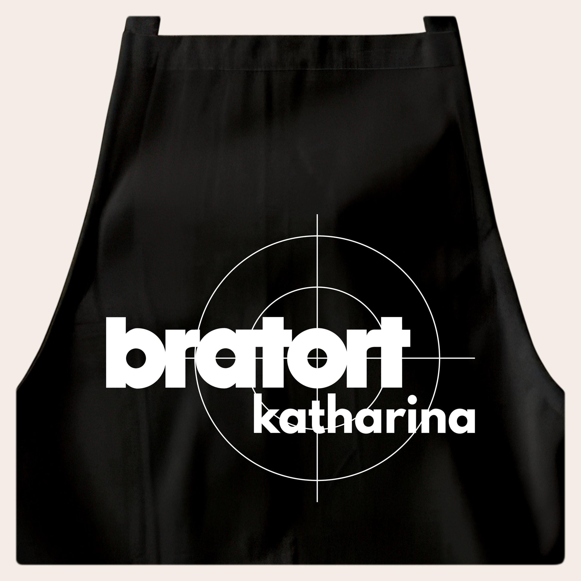 Bratort Kochschürze personalisierte Schürze Grillschürze für Männer Frauen lustiges Geschenk Grillzubehör Küchenschürze Schwarz
