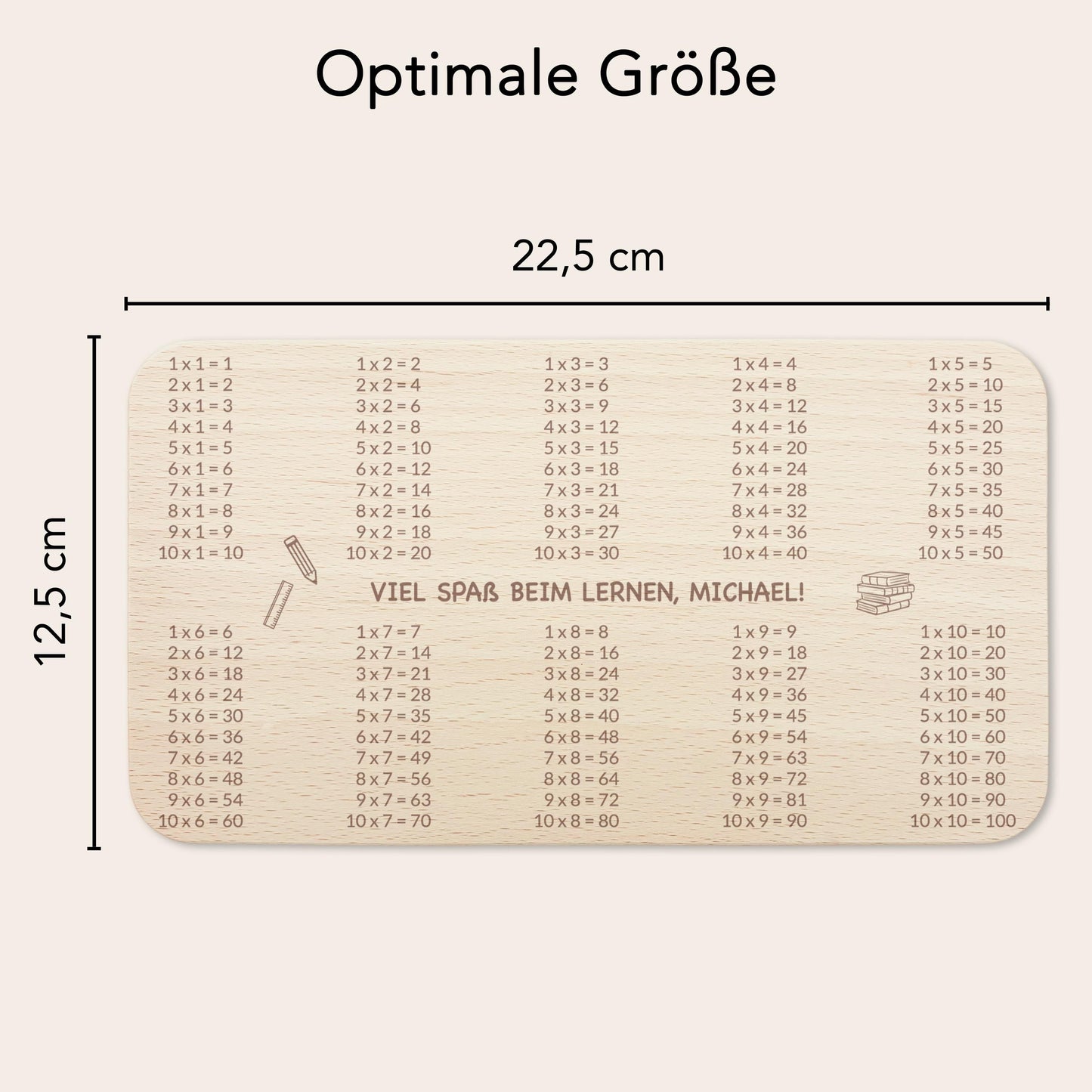 Frühstücksbrettchen Geschenk zur Einschulung personalisiert Schulanfang Holzbrett für Kinder Einschulungsgeschenk Frühstücksbrett mit Gravur