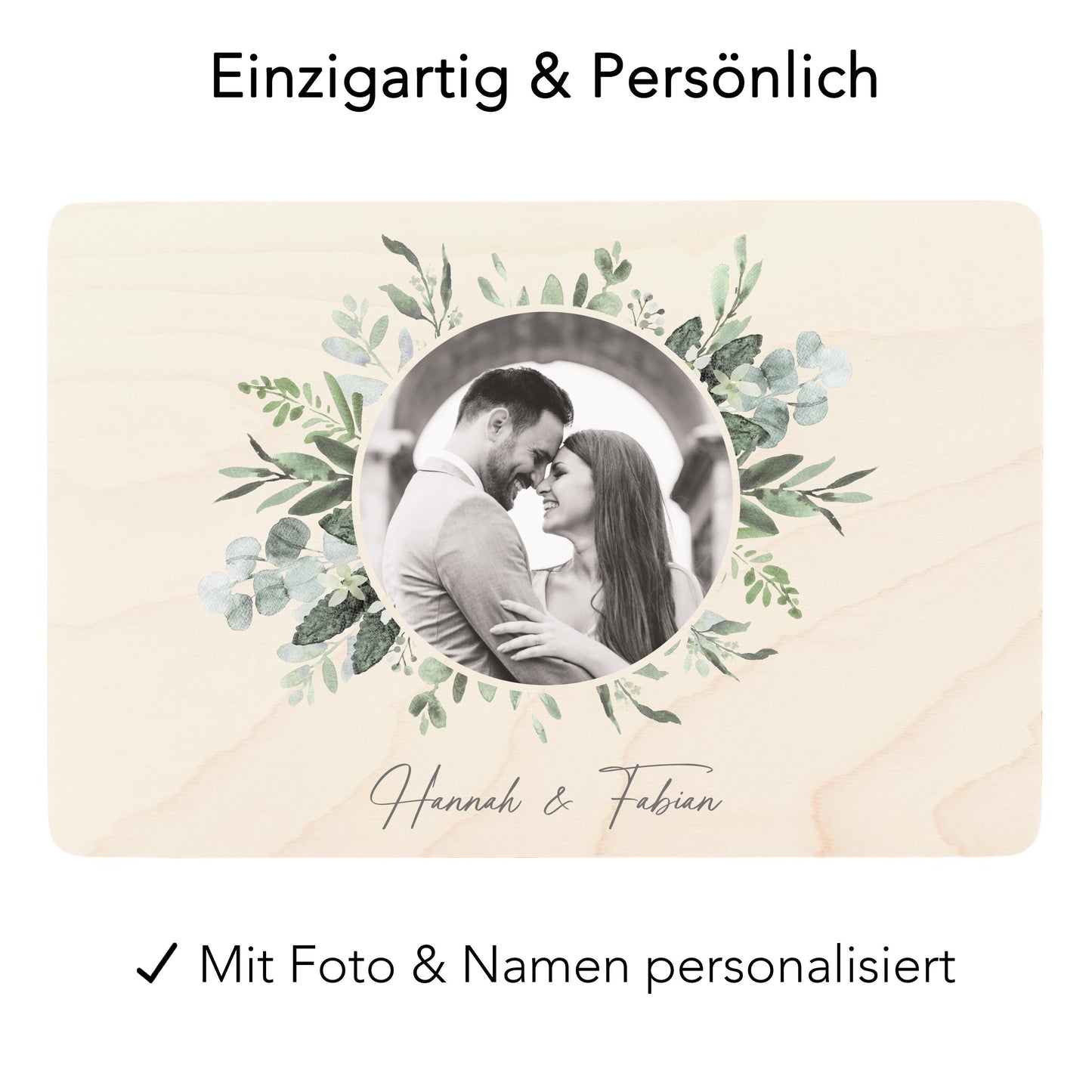 Erinnerungskiste Hochzeit personalisiertes Hochzeitsgeschenk für Brautpaar Fotogeschenk Holzkiste Geschenkkiste Geschenkbox 30x20x13 cm