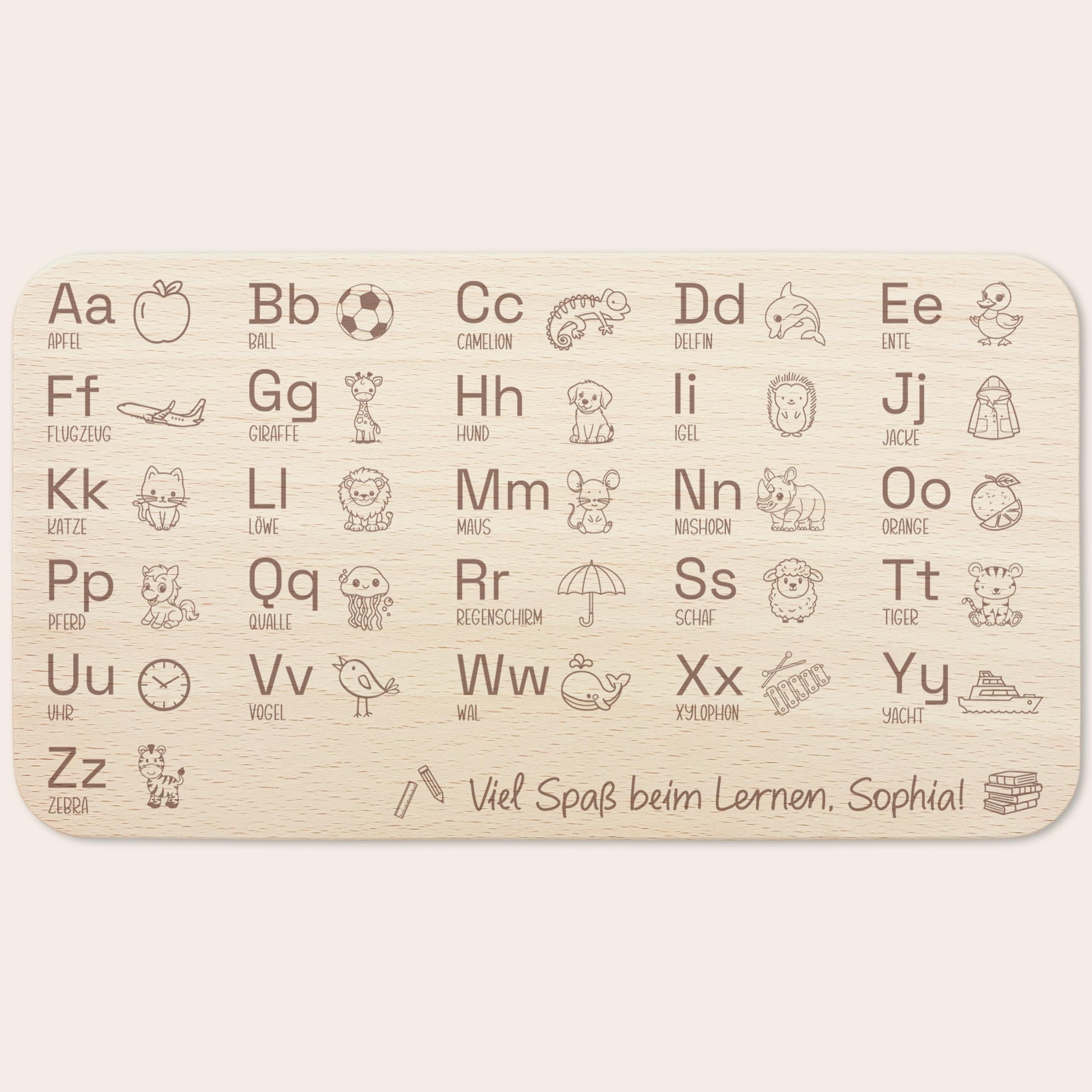 Frühstücksbrettchen Geschenk zur Einschulung personalisiert Schulanfang Holzbrett für Kinder Einschulungsgeschenk Frühstücksbrett mit Gravur