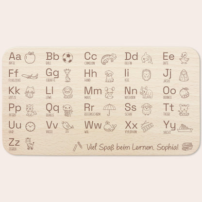 Frühstücksbrettchen Geschenk zur Einschulung personalisiert Schulanfang Holzbrett für Kinder Einschulungsgeschenk Frühstücksbrett mit Gravur