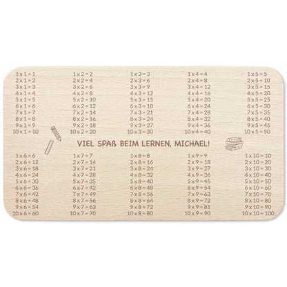 Frühstücksbrettchen Geschenk zur Einschulung personalisiert Schulanfang Holzbrett für Kinder Einschulungsgeschenk Frühstücksbrett mit Gravur