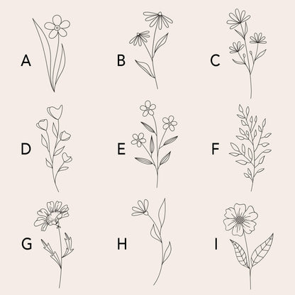 Frühstücksbrettchen personalisiert Holz mit Text Holzbrett Geschenk Wildblumen Holzbrettchen Brettchen Frühstücksbrett mit Gravur