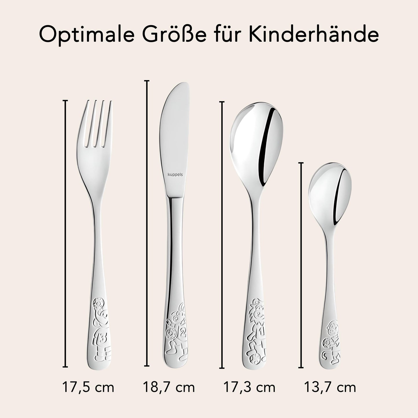 Kinderbesteck personalisiert Kinder Besteck mit Namen Set ab 3 Jahre Taufgeschenke für Jungen Geburtstagsgeschenk Kindergeschirr Fussball