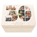 Holzkiste personalisiert 30. Geburtstag Geschenk Holzbox mit Fotocollage Geschenkbox mit Deckel Fotogeschenk Geburtstagsgeschenk 30x20x13 cm