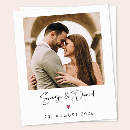 Flaschenetiketten Hochzeit personalisierte mit Foto Weinetiketten selbst gestalten Hochzeitsgeschenk Wein Geschenk 2 Stück | 10x12 cm