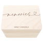 Erinnerungskiste Hochzeit personalisiertes Hochzeitsgeschenk für Brautpaar Holzkiste Erinnerungsbox Geschenkkiste Geschenkbox 30x20x13 cm
