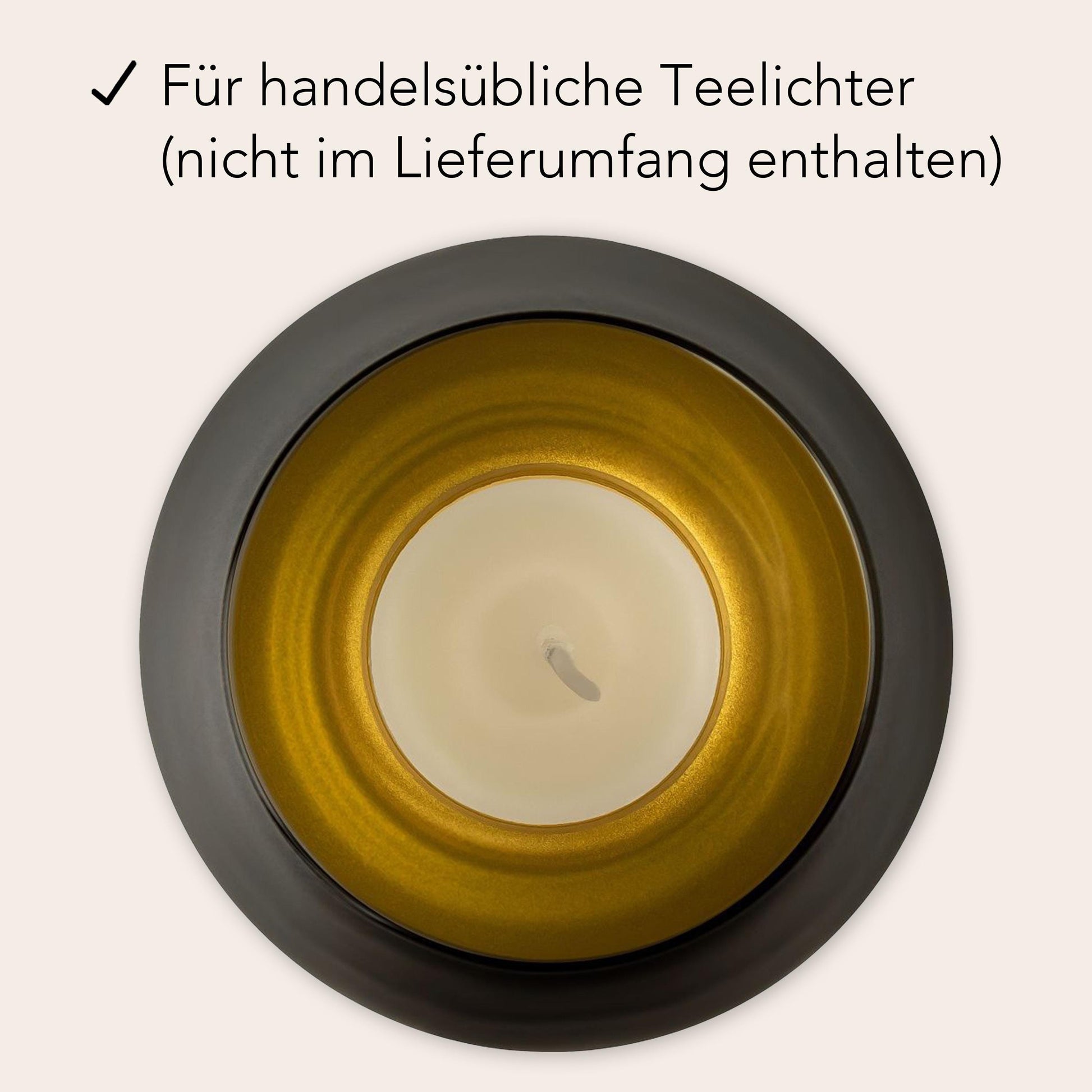 Erinnerungslicht Trauergeschenk Trauerkerze personalisiert Windlicht aus Glas Trauer Geschenk für Hinterbliebene Trauerlicht (Schwarz)