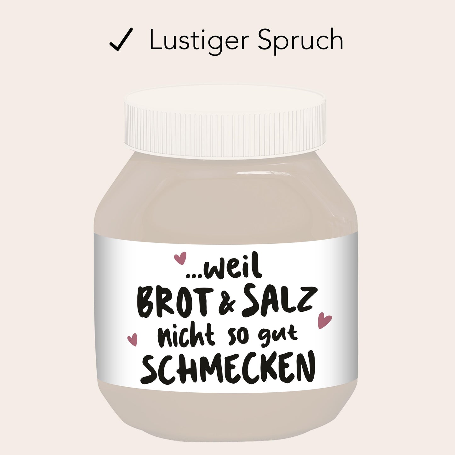 Brot und Salz Geschenk zum Einzug personalisiert Schokoaufstrich Etiketten für z.B. Nutella Einzugsgeschenk Haus Wohnung | 2 Stück
