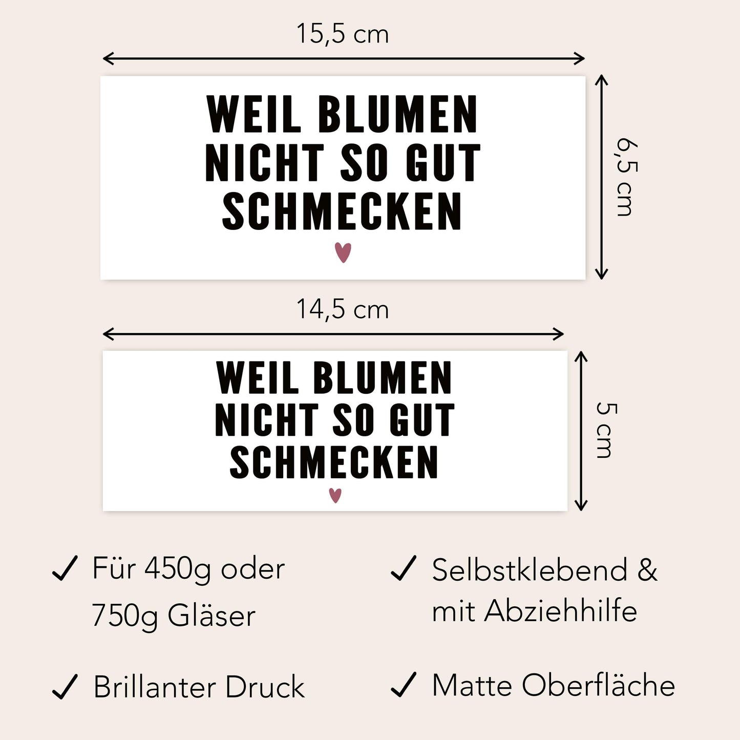 Schokoaufstrich Etiketten personalisiert Geburtstagsgeschenk Aufkleber für z.B. Glas Nutella Geschenk zum Geburtstag | 2 Stück