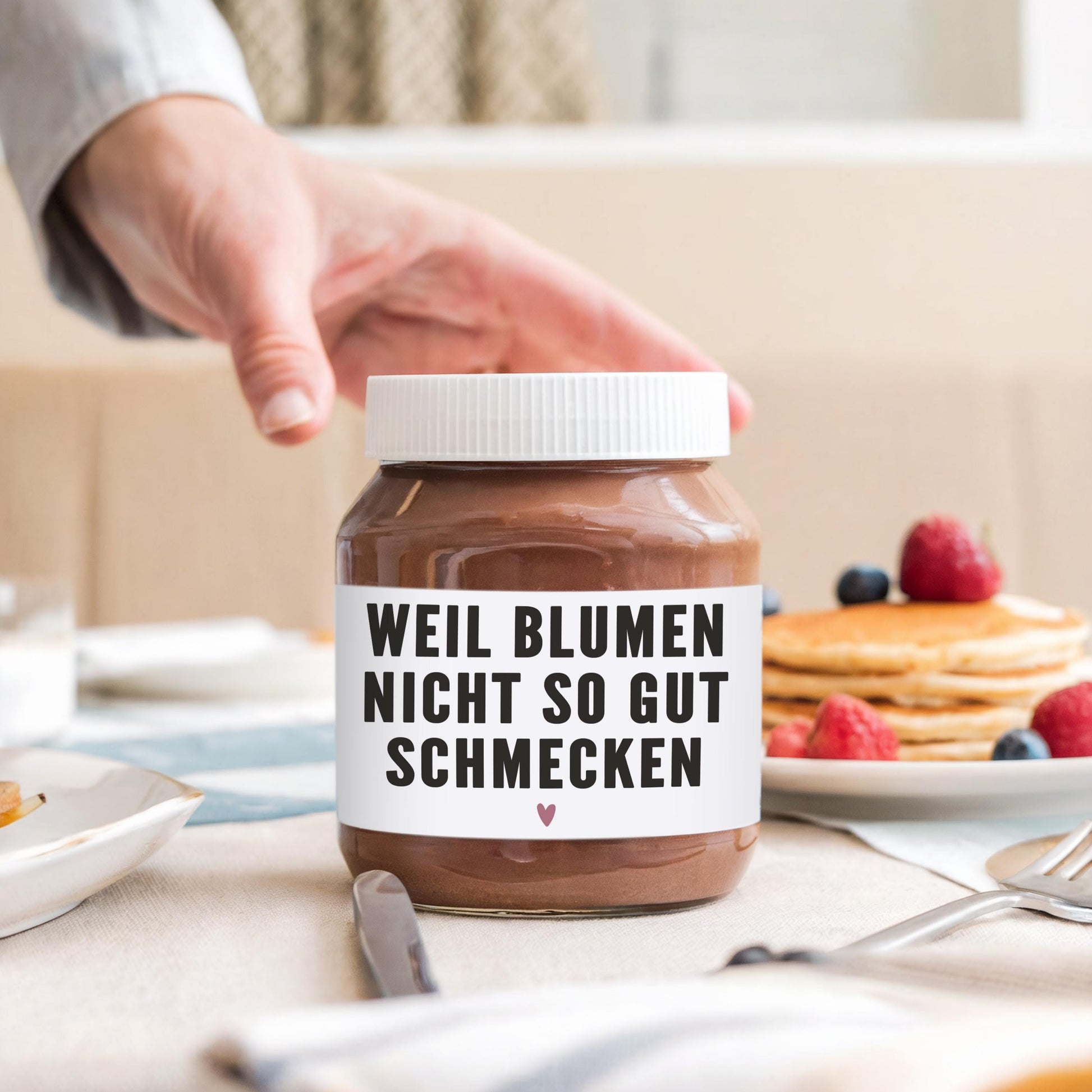 Schokoaufstrich Etiketten personalisiert Geburtstagsgeschenk Aufkleber für z.B. Glas Nutella Geschenk zum Geburtstag | 2 Stück