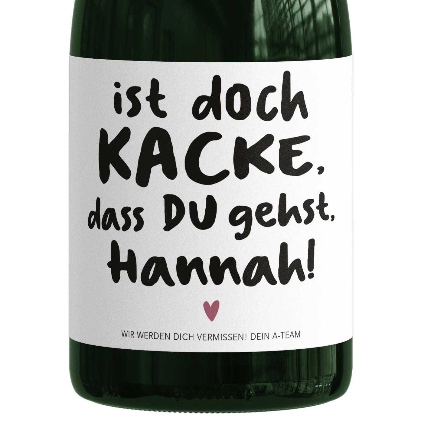 Abschiedsgeschenk Jobwechsel Kollegin Sektetiketten personalisiert Kollege Abschied Geschenk Sektflasche Flaschenetiketten 2 Stk. | 9x13 cm