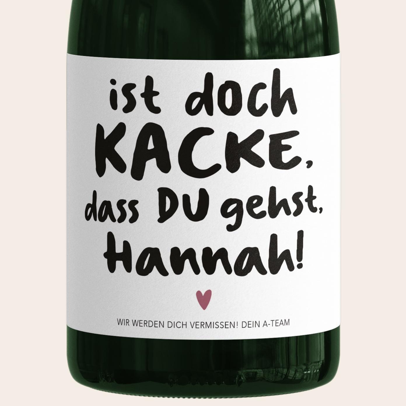 Abschiedsgeschenk Jobwechsel Kollegin Sektetiketten personalisiert Kollege Abschied Geschenk Sektflasche Flaschenetiketten 2 Stk. | 9x13 cm