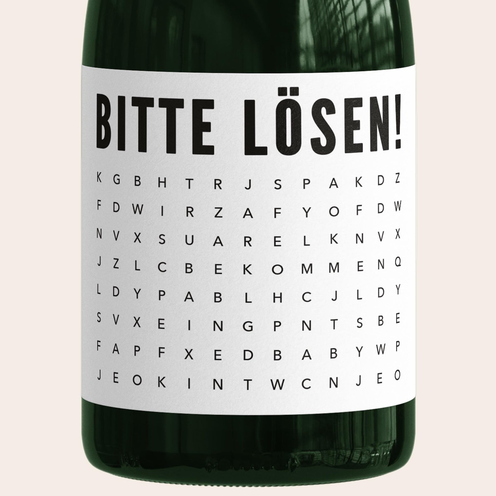 Schwangerschaft Verkünden Wir Bekommen Ein Baby Sektetiketten Flaschenetikett Wörterrätsel Sekt Geschenk 2 Stück | 9x13 cm