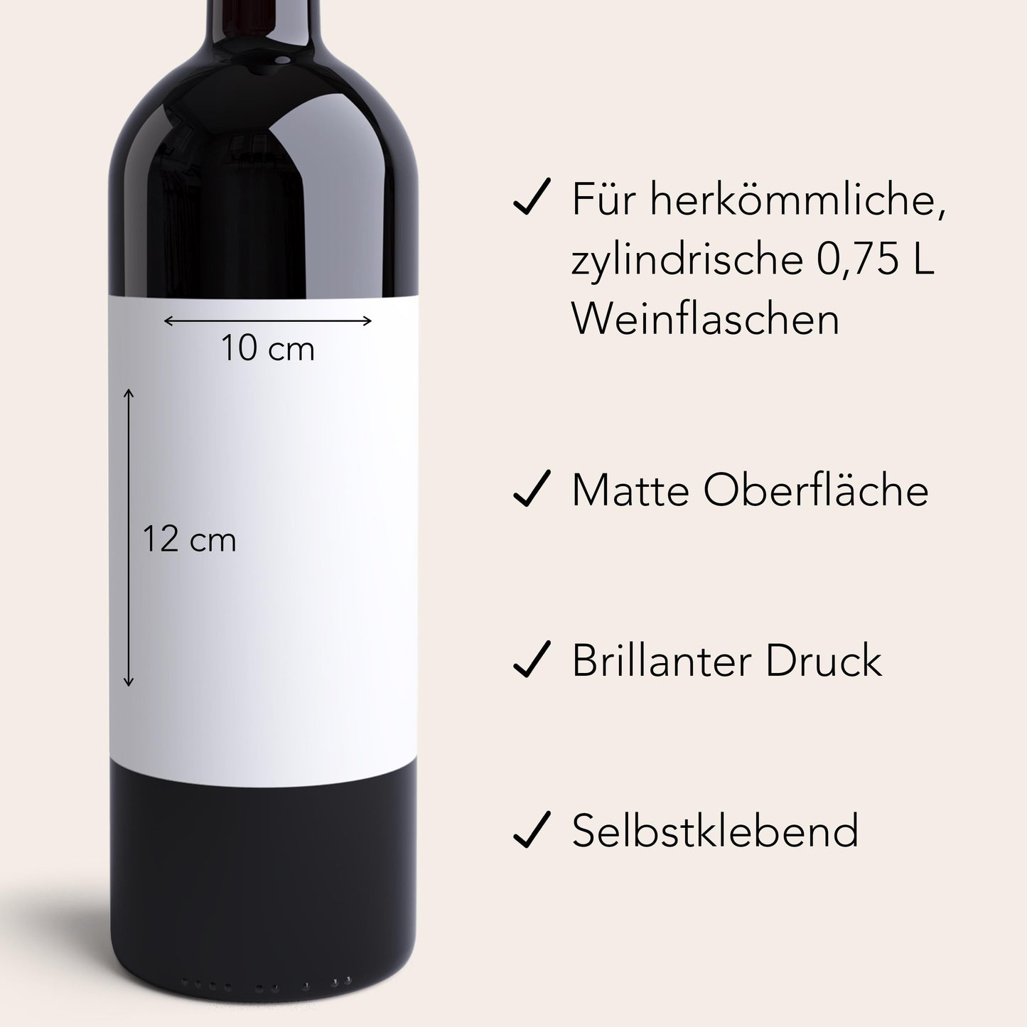 Flaschenetiketten Hochzeit personalisierte mit Foto Weinetiketten selbst gestalten Hochzeitsgeschenk Wein Geschenk 2 Stück | 10x12 cm