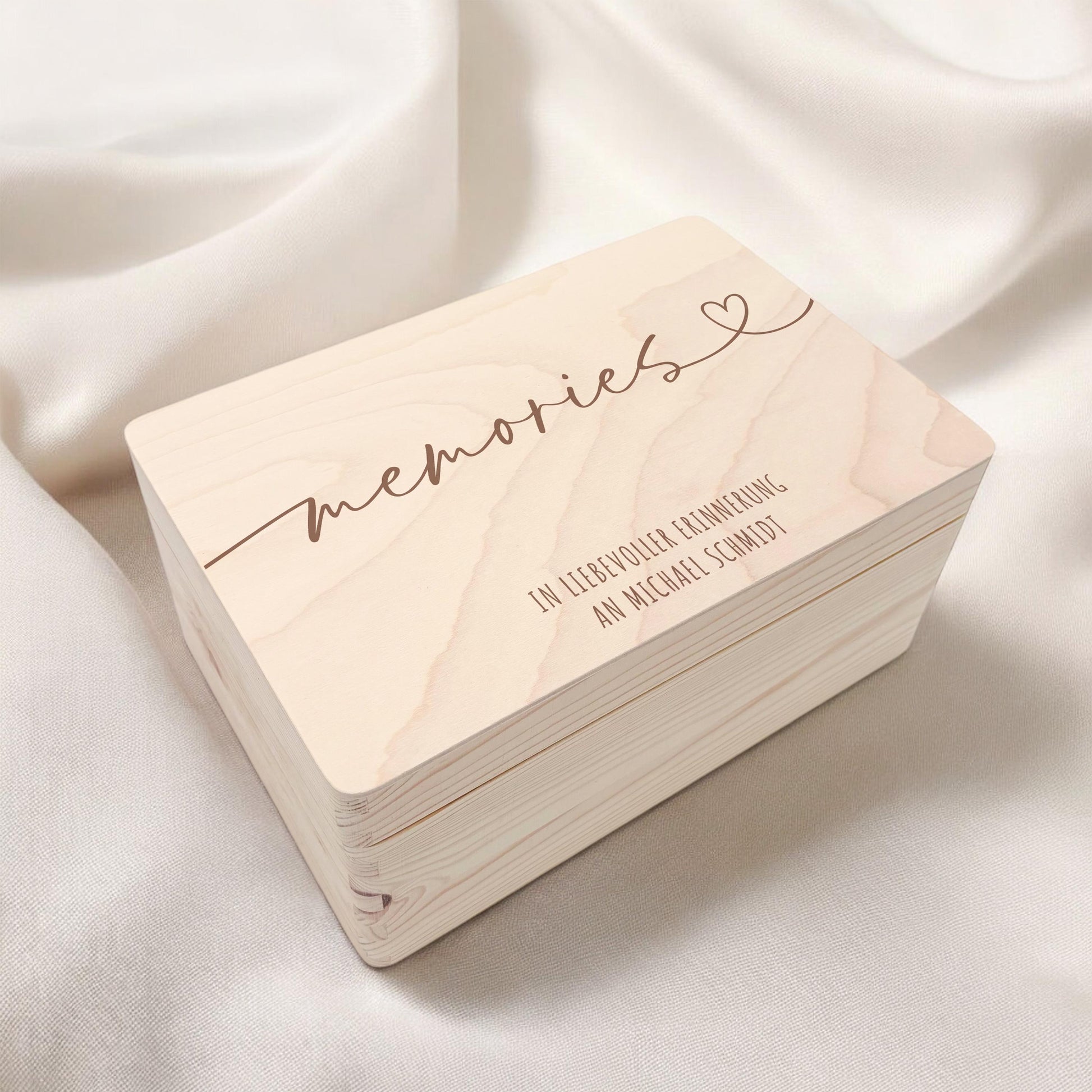 Erinnerungskiste Hochzeit personalisiertes Hochzeitsgeschenk für Brautpaar Holzkiste Erinnerungsbox Geschenkkiste Geschenkbox 30x20x13 cm