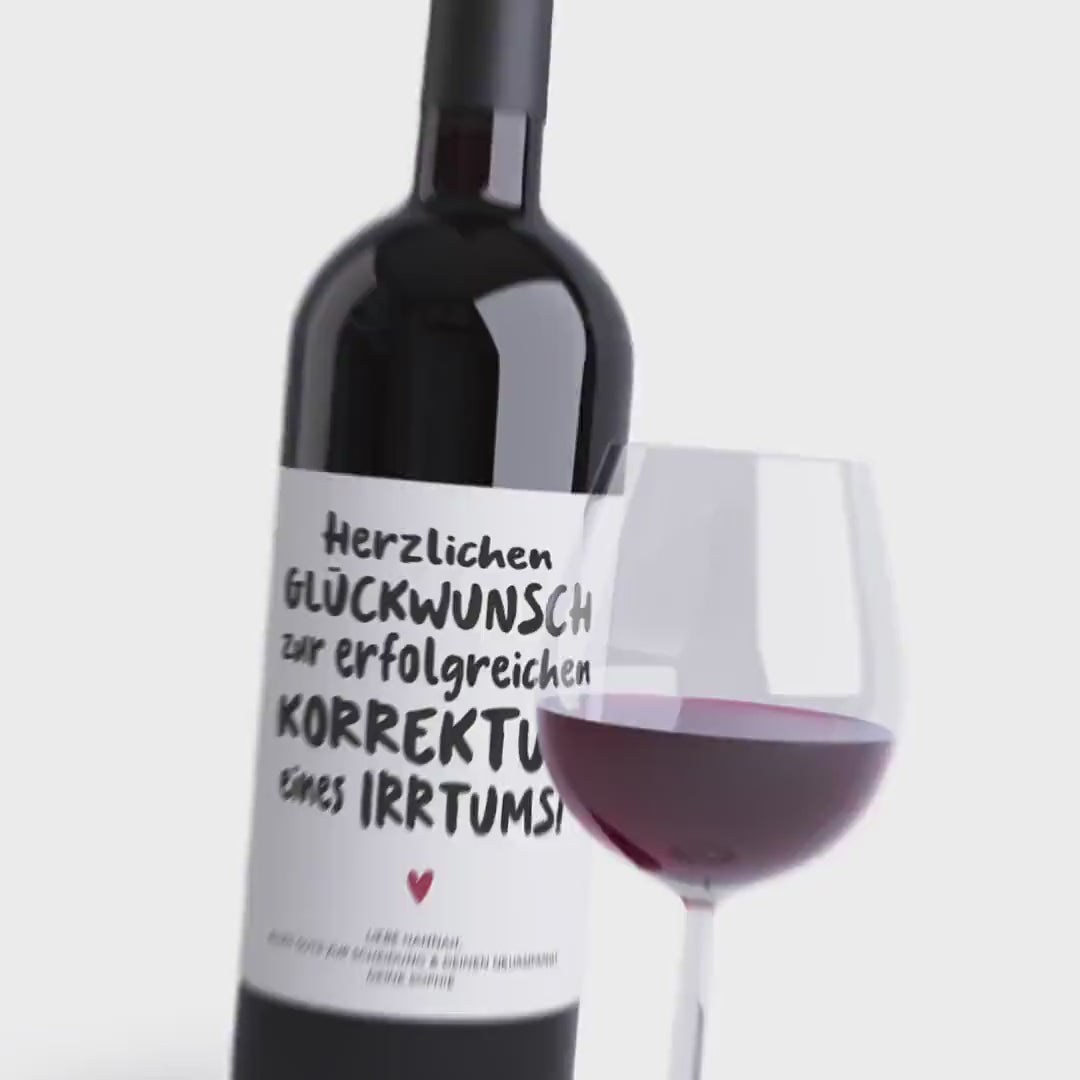 Scheidungsparty Scheidungsgeschenk personalisierte Flaschenetiketten Geschenk Scheidung Wein Etiketten selbstklebend 2 Stück | 10x12 cm