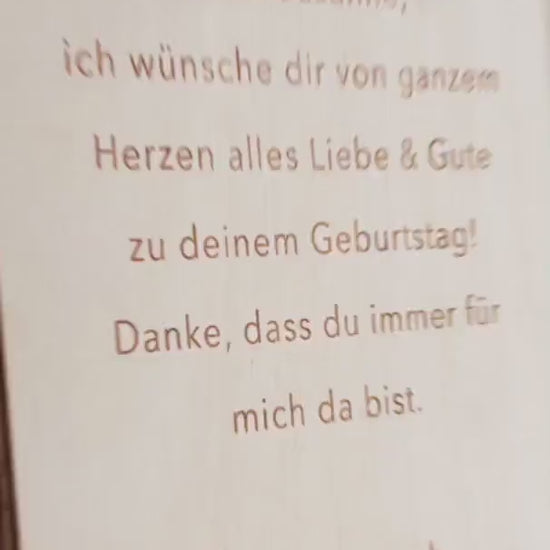 Schonend Behandeln 30. Geburtstag Geldgeschenk personalisiert Geldverpackung Verpackung Geld Geburtstagsgeschenk Geschenkkarte Holz 12x17 cm