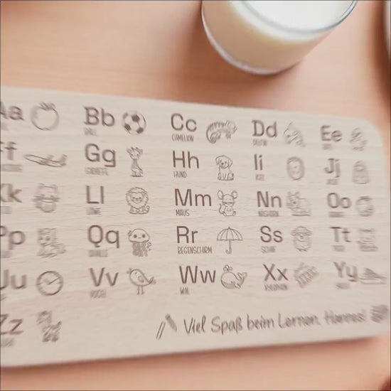 Frühstücksbrettchen Geschenk zur Einschulung personalisiert Schulanfang Holzbrett für Kinder Einschulungsgeschenk Frühstücksbrett mit Gravur