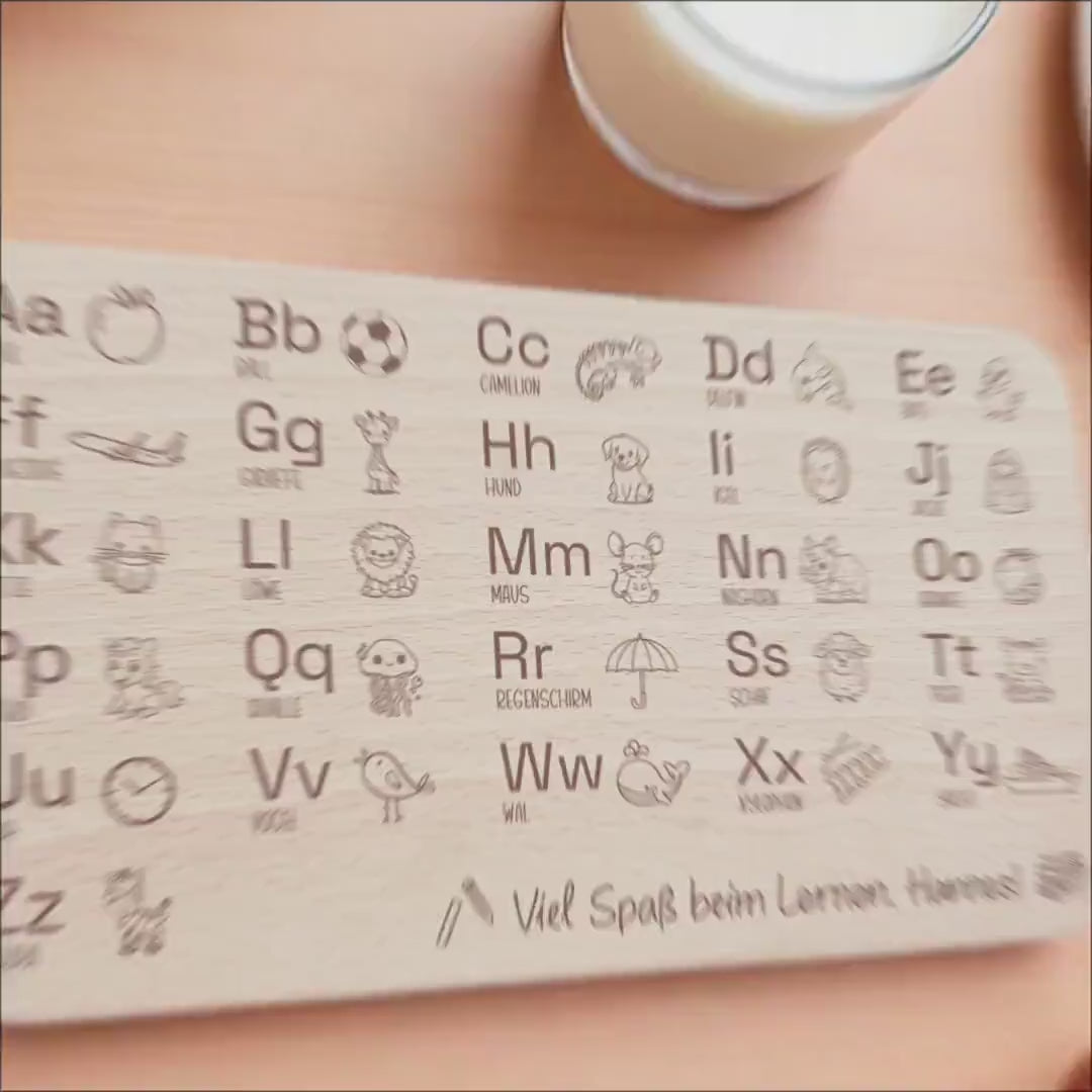 Frühstücksbrettchen Geschenk zur Einschulung personalisiert Schulanfang Holzbrett für Kinder Einschulungsgeschenk Frühstücksbrett mit Gravur