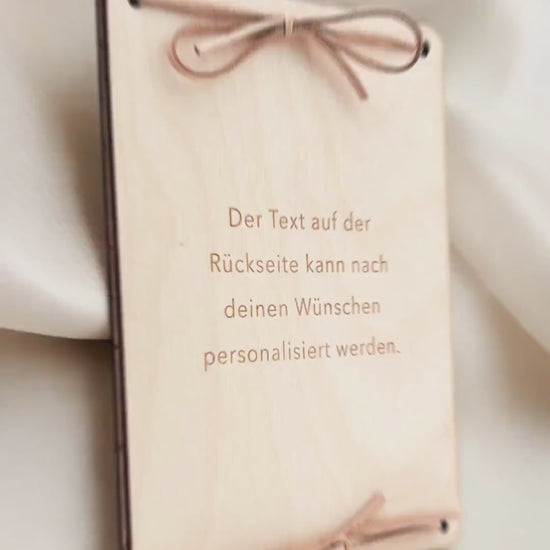 Oldtimer Geburtstagskarte 60. Geburtstag Schonend behandeln personalisiert Geldverpackung Geburtstagsgeschenk Geschenkkarte Holz 12x17 cm