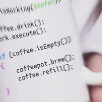 Informatiker Tasse Programmierer personalisierte Kaffeetasse IT Nerd Geschenk für Code Entwickler Developer Geschenkidee
