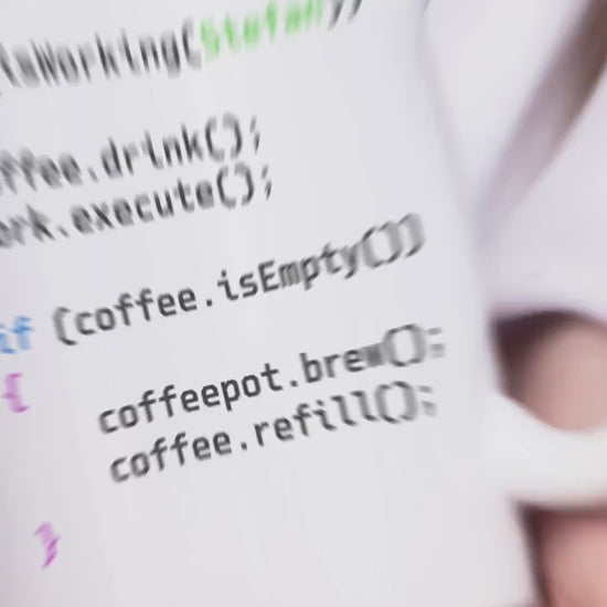 Informatiker Tasse Programmierer personalisierte Kaffeetasse IT Nerd Geschenk für Code Entwickler Developer Geschenkidee