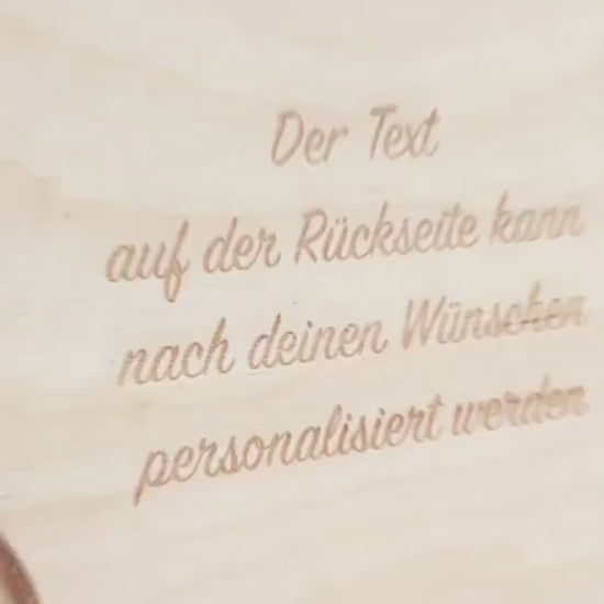 Konfirmation Geldgeschenk personalisierte Geld Verpackung Geschenk Konfirmationsgeschenk Fisch Geschenkkarte aus Holz 12x17 cm