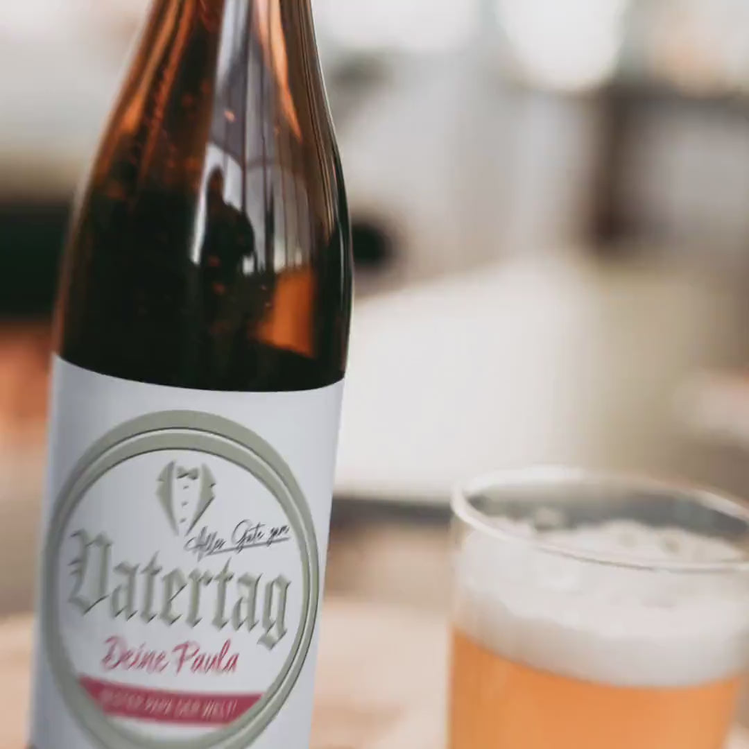 Vatertagsgeschenk Bieretiketten personalisiert Flaschenetikett Bier Vatertag Geschenk Papa Bierflaschen Etiketten 2 Stück | 9x9 cm