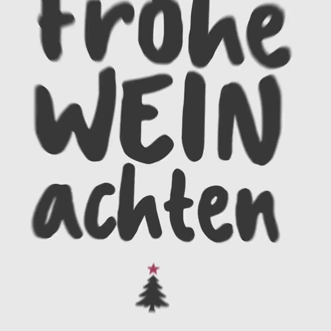 Frohe Weihnachten Weinetiketten personalisierte Flaschenetiketten Weihnachtsgeschenk Geschenk Wein Etiketten selbstklebend 2 Stk. | 10x12 cm