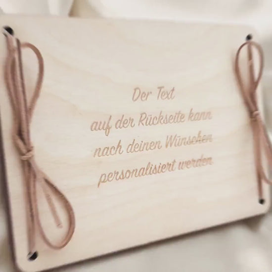 Konfirmation Geldgeschenk personalisierte Geld Verpackung Geschenk Konfirmationsgeschenk Fisch Geschenkkarte aus Holz 12x17 cm
