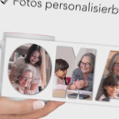 Oma Geschenk Tasse personalisierte Tasse mit Fotos Fototasse Fotogeschenk für Großmutter Geschenk Muttertag Kaffeetasse aus Keramik 330 ml