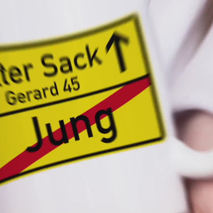 Geburtstagsgeschenk Für Männer Alter Sack Tasse personalisiert 40. 50. 60. Geburtstag Geschenk Mann