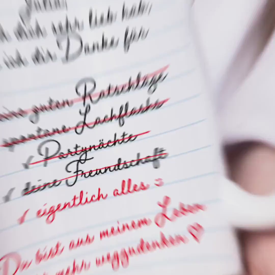 Dankeschön Geschenk Freundin Tasse personalisiert Freundinnengeschenk Freundschaft