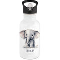 Trinkflasche Kinder Namen Elefant Edelstahl