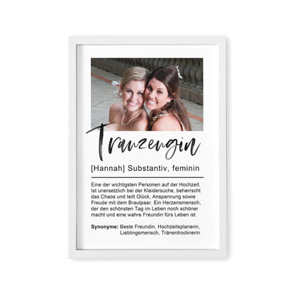 Trauzeugin Definition Poster Foto Trauzeugin