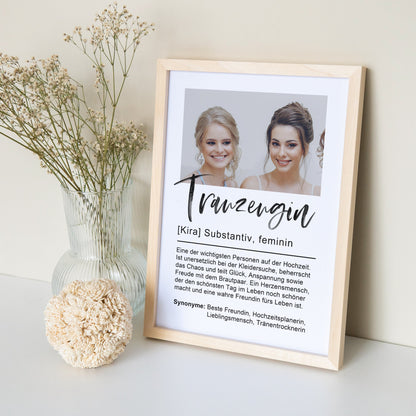 Trauzeugin Definition Poster Foto Trauzeugin