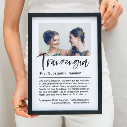 Trauzeugin Definition Poster Foto Trauzeugin