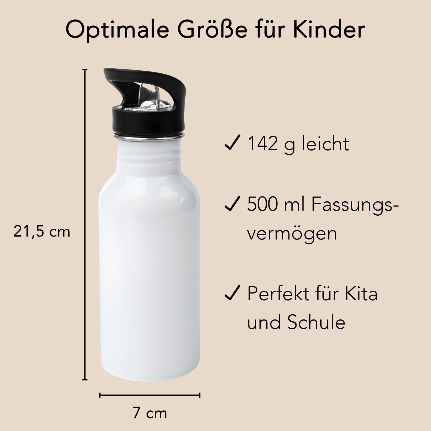 Trinkflasche Kinder Namen Einhorn Edelstahl