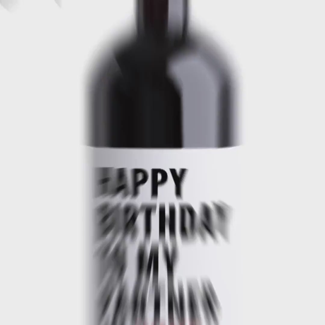 Geburtstagsgeschenk Freundin Personalisierte Wein Flaschen Etiketten G – DEL  MÀ
