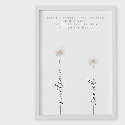 Geldgeschenk Hochzeit Blumen Bild Personalisiertes Hochzeitsgeschenk Mit Geld