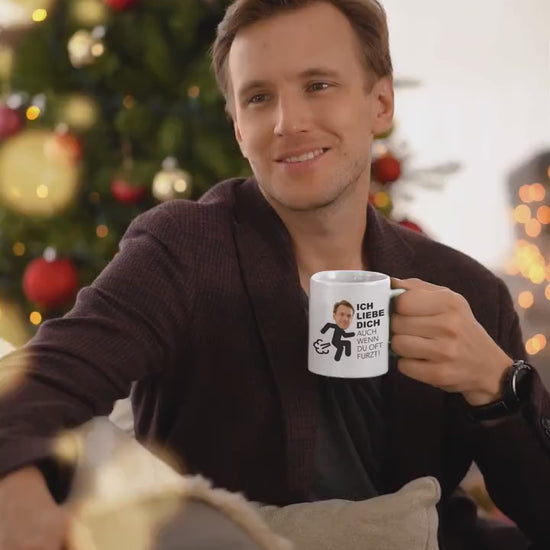 Jahrestag Geschenk Für Ehemann & Freund Personalisierte Tasse Mit Foto Lustiges Geschenk