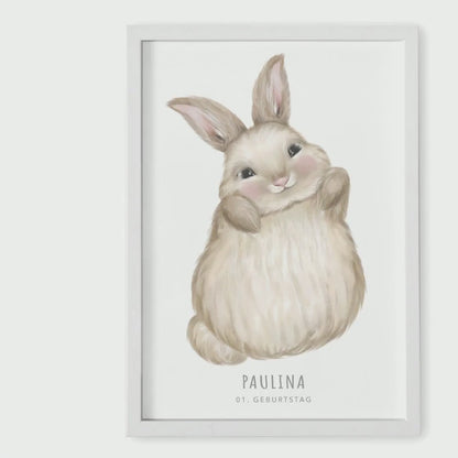 Fußabdrücke Baby Hase Fußabdruck Bild