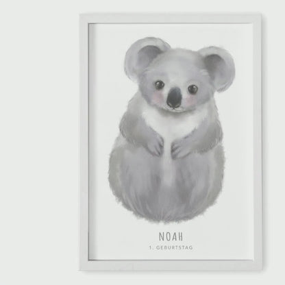 Fußabdrücke Baby Koala Fußabdruck Bild