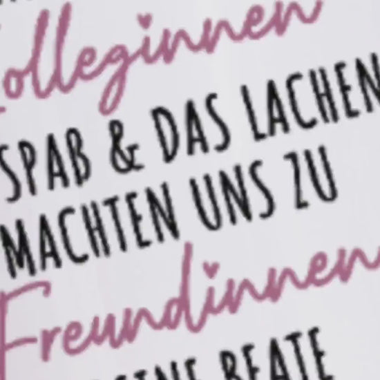 Der Zufall machte uns zu Kolleginnen Tasse Personalisiert Name Arbeitskollegin Abschied Freundinnen Geschenk