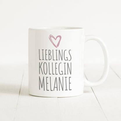 Lieblingskollegin Tasse Personalisiert Name Arbeitskollegin Namensgeschenk